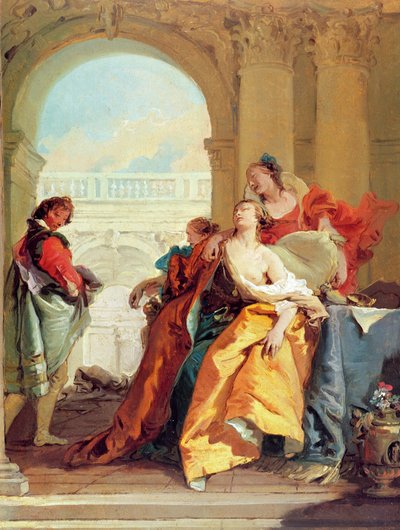 Morte de Sophonisba (óleo) de Giovanni Battista Tiepolo
